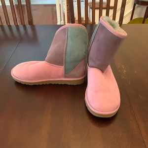 Pastel colored UGG boots size 6